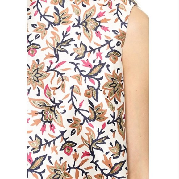 Tory Burch Esmeralda Silk Floral Dress, sz: 2 - Picture 6 of 8